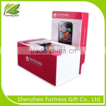 High quality cellphone packing box, printed cellphone gift box, paper box for cellphone