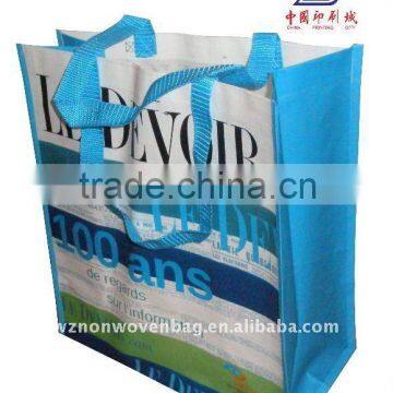 laminated eco-friendly pp woven carry bag