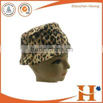 hot sale promotional fashion leopard bucket hat girls and boys leopard bucket hat