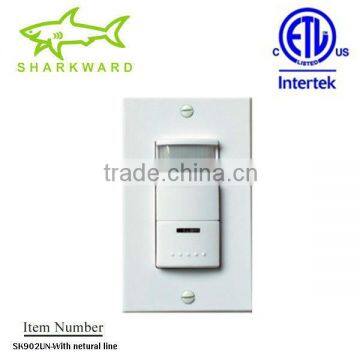 SK902UN HOT! Dual technology Occupancy Ultrasonic wall mount motion sensor made in China(120/277V,ETL,Ultrasonics+SOUND)                        
                                                Quality Choice