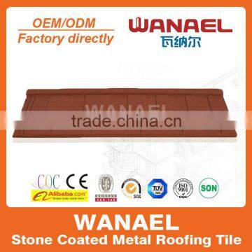 Acrylic Bonded Stone Chip Roofing Tile,Building Material