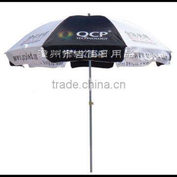 240CM outdoor advertising black white umbrellas