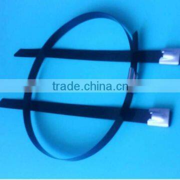 SS316 PVC coated stainless steel cable ties