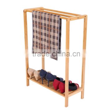 Bamboo Bathroom Standing Rack