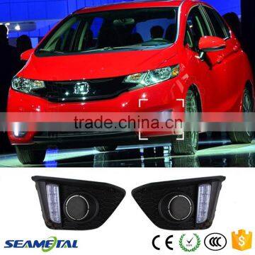 Car Daytime Running Light Front Bumper Fog Lamp LED DRL For HONDA FIT Jazz Third Generation 2013 2014 Daytime Running Lights                        
                                                Quality Choice