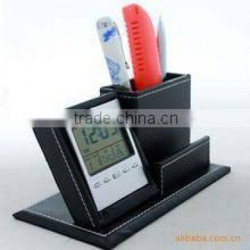 Hotsale stationery leather pen holder