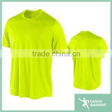 wholesale market gym clothes fluorescence green blank dri fit bowling shirts