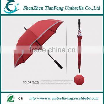 190T Pongee Fabric EVA Material Umbrella With Fiberglass Frame