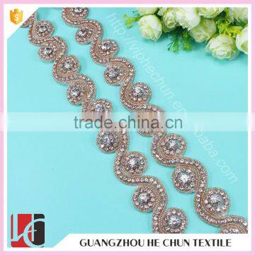 HC-4653-1 Hechun S Shape Fashion Gold Trim for Dresses photo-4