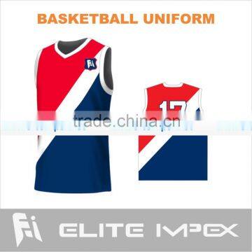 100% polyester basketball jersey