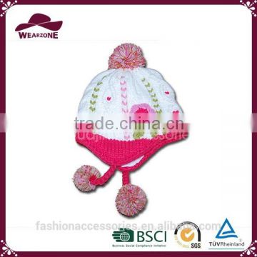 China Manufacturer lovely hand knitted children hat