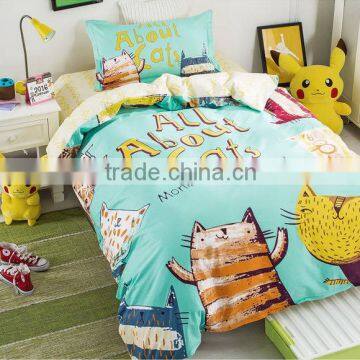 100% Cotton Creative Cartoon Printed Kids Bedding Set