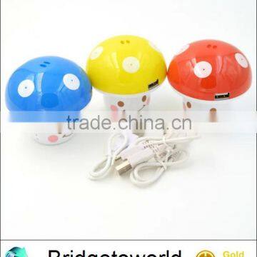 Hot Sale 10400 mah Protable Mushroom Alike Unique Power Bank with LED