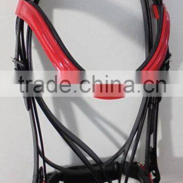 Leather bridle.