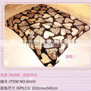 100% polyester quality printed and super soft mink blanket