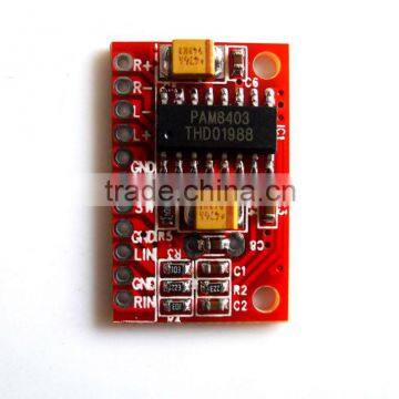 Digital Power Amplifier Board 5V USB Power Supply 3W+3W DC AMP Module