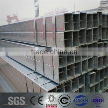 high quality square pre galvanized tube dimension