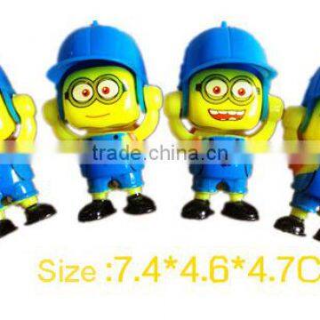Plastic Funny Face Changing Dolls Key Chain