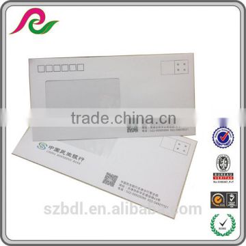 white international standard window envelope