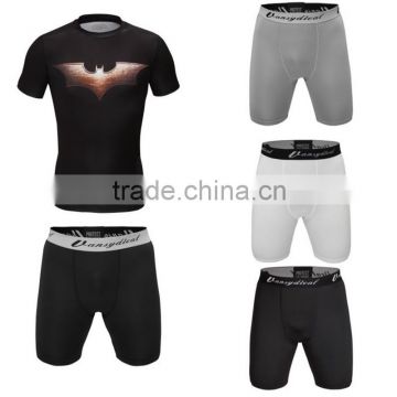 lycra sports t shirt / moisture wicking t shirt / dry wick sport suit man 2016