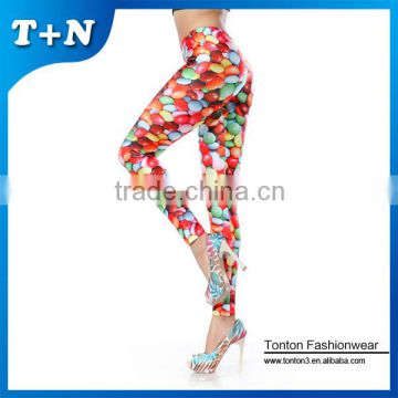 hot sale young girls custom fitness leggings