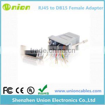 RJ45 to DB15 Female Modular Adapter