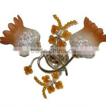 2014 butterfly decoration wrought iron wall lamp