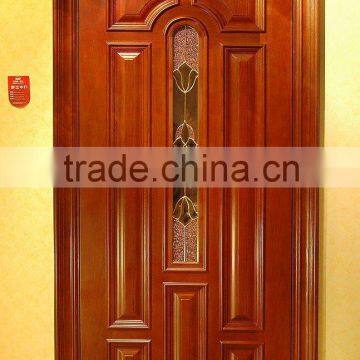 PVC wood doors(wooden bifold doors/arch interior doors frame)