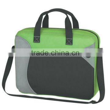 Wave Briefcase/Messenger Bag-Lime Green