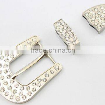 Fashion nickel buckle with 3pc for leather belt