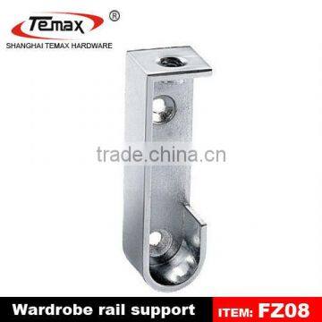 Zinc Alloy Oval Tube Support/wardrobe Tube Holder