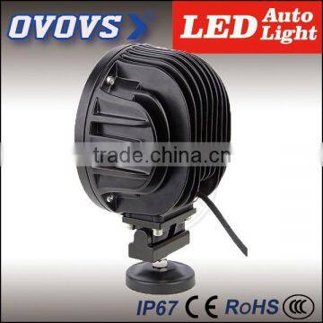 Ip67 80w 7inch Amber Yellow C-ree Led Shockproof Round Heavy Duty Fog Light Work Lamp for Trucks 4x4 Cars photo-3