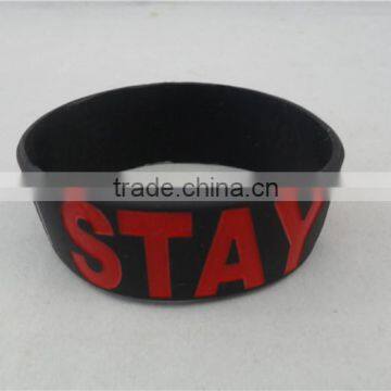 Wholesale high quality cheap silicone rubber bracelet custom camouflage silicone wristband