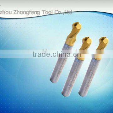 Tungsten carbide ball head end mill (coated)