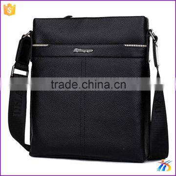 Fashion black simple laptop bag discount real leather handbags for men