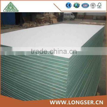 Melamine Coated Water Resistant Green Colour MDF