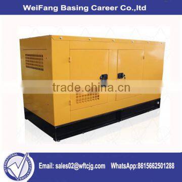 WeiFang HuaKe Power Rated Power 250kva/200kw silent diesel genset,silent diesel electric generator