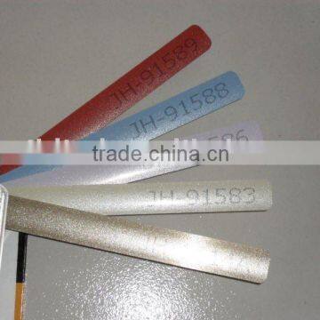 Pearl color window blind slat for horizontal venetian blind