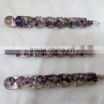 Amethyst Orgone Healing Stick