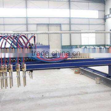 Hot Sales 4000mm x 14000mm CNC Plasma and Flame Cutting Machine with two flame cutting torches