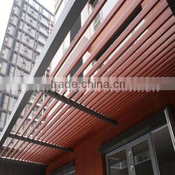 Broad range of finishes and appearance decorative wood plastic composite louver