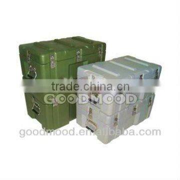 Plastic rotationally moulded military box