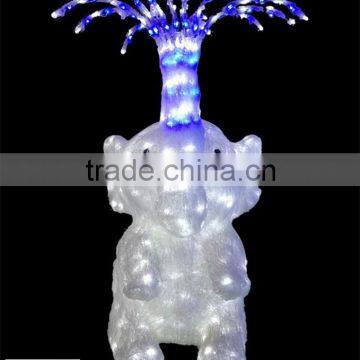 Cutely elephant motif light christmas holiday time decoration retail christmas decorations native christmas decor