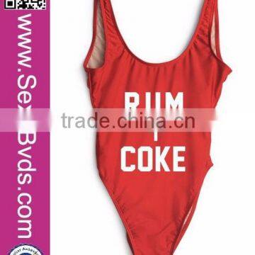 One Pice Brazilian Letters Bikini Manufacturer For Mature Women photo-3