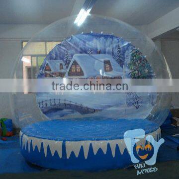 Customize Christmas Santa Claus Gaint Inflatable Snow Globe photo-5