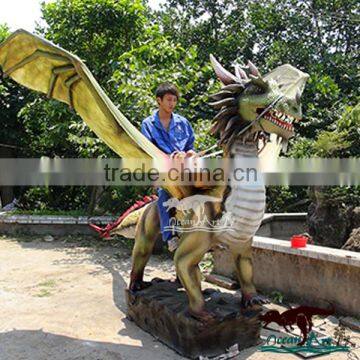 Animatronic Dinosaur Park Dragon Statues Western Dragon for Theme Park photo-3