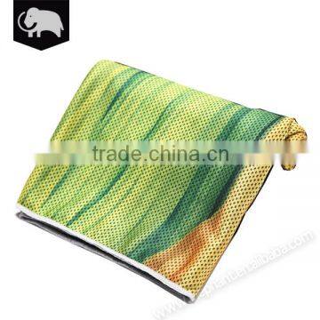 Colorful printed polyester microfiber cooling towel high absorbent fast dry