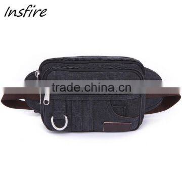 2016 outdoor waist bag fashionable and classical canvas waist leg bag