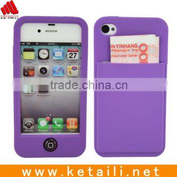 silicone phone pouch for iphone 4 , new silicone phone pouch