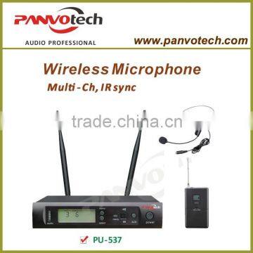 Panvotech PU-537 uhf portable wireless microphone for teacher